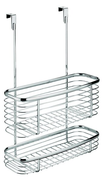 Kovový košík na kuchyňská dvířka iDesign Axis Double Basket