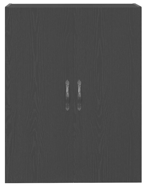 Vysoký bufet 2 ks Černý dub 69,5 x 34 x 180 cm Kompozitní dřevo 3333108
