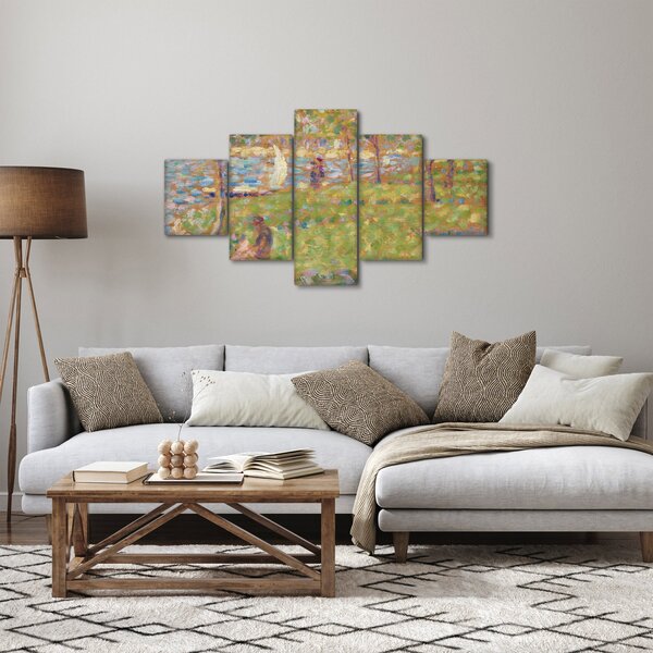 Obraz - Georges Seurat, Study for "La Grande Jatte", reprodukce (125x70 cm)