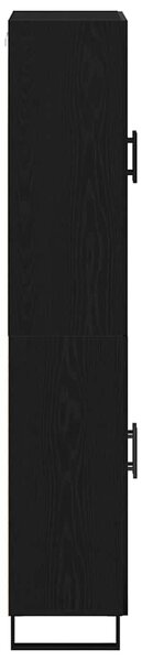 Vysoký bufet 2 ks Černý dub 69,5 x 34 x 180 cm 3333104