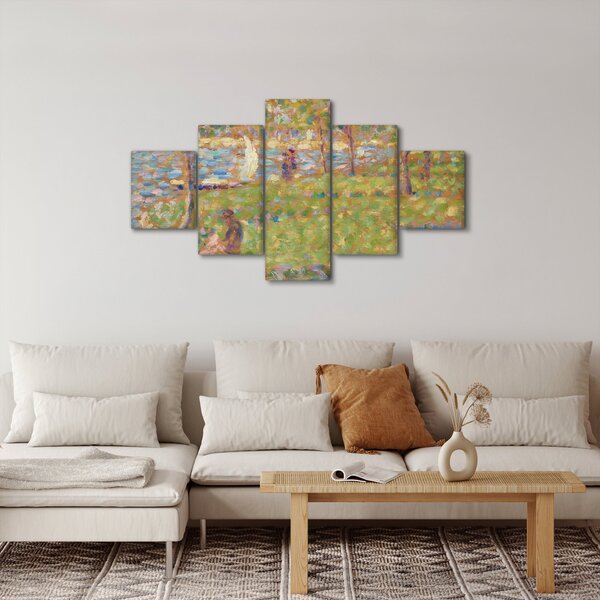 Obraz - Georges Seurat, Study for "La Grande Jatte", reprodukce (125x70 cm)