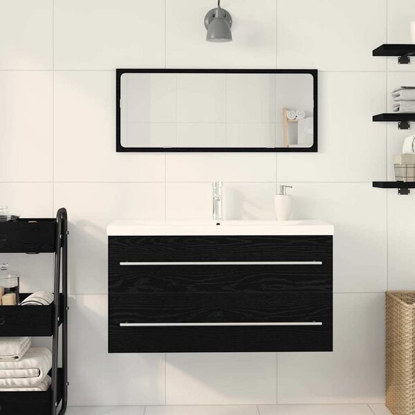 Skříňka pod umyvadlo 3 ks Černý dub 90 x 38,5 x 48 cm 3333131