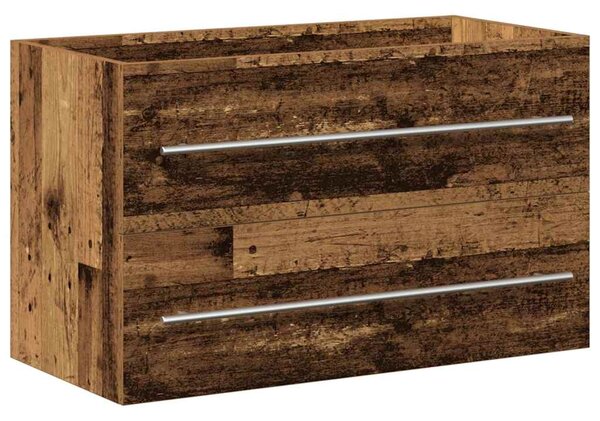 Skříňka pod umyvadlo se zásuvkou Staré dřevo 80 x 38,5 x 48 cm 3333132
