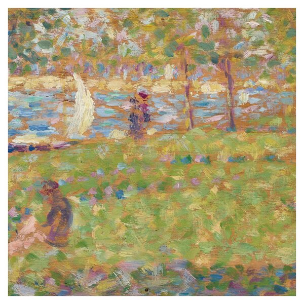Obraz - Georges Seurat, Study for "La Grande Jatte", reprodukce (30x30 cm)