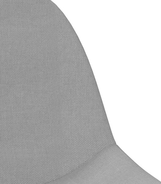 Barové židle 2 ks šedé textil 333381