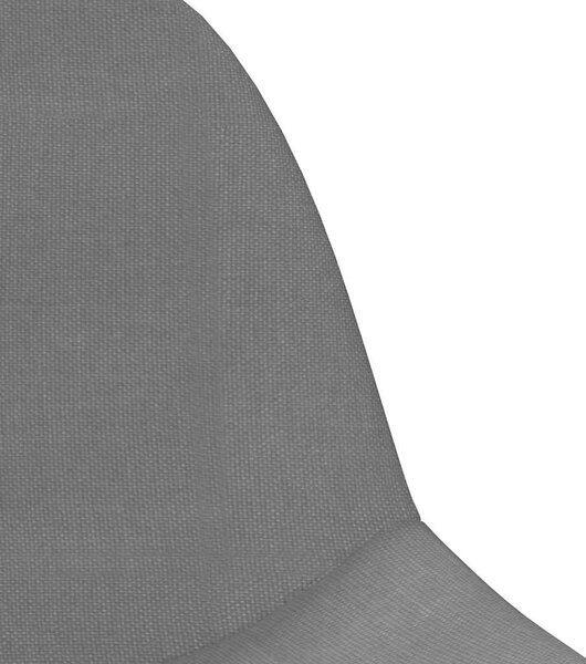 Barové židle 2 ks tmavě šedé textil 333382