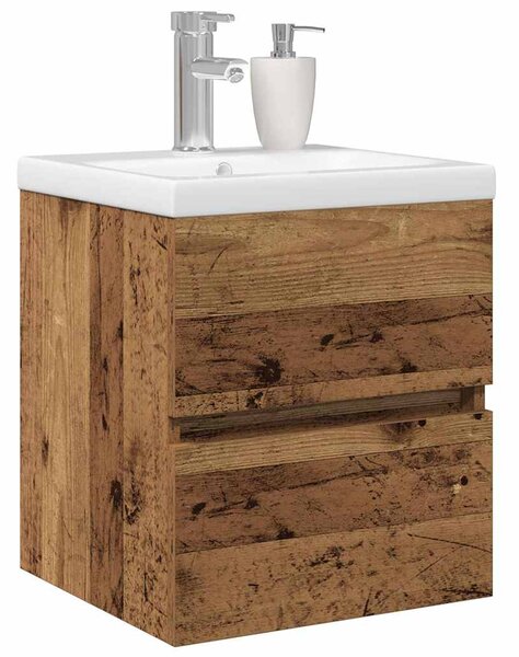 Skříňka pod umyvadlo Černý dub 80 x 39 x 62 cm Kompozitní dřevo 3333149
