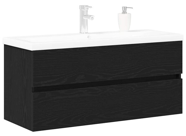 Skříňka pod umyvadlo Černý dub 90 x 39 x 62 cm Kompozitní dřevo 3333141
