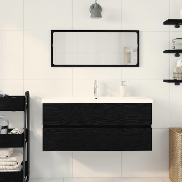 Skříňka pod umyvadlo Černý dub 90 x 39 x 62 cm Kompozitní dřevo 3333141