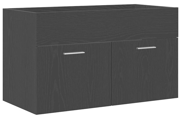 Koupelnová skříň Černý dub 90 x 38,5 x 46 cm Kompozitní dřevo 3333138
