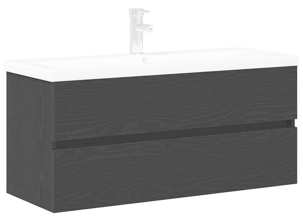 Skříňka pod umyvadlo Černý dub 90 x 39 x 62 cm Kompozitní dřevo 3333141