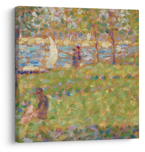Obraz - Georges Seurat, Study for "La Grande Jatte", reprodukce (30x30 cm)