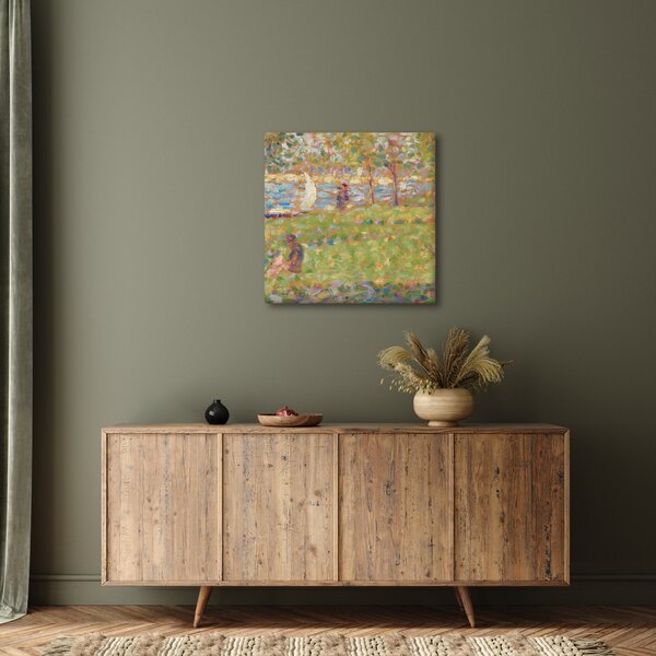 Obraz - Georges Seurat, Study for "La Grande Jatte", reprodukce (30x30 cm)