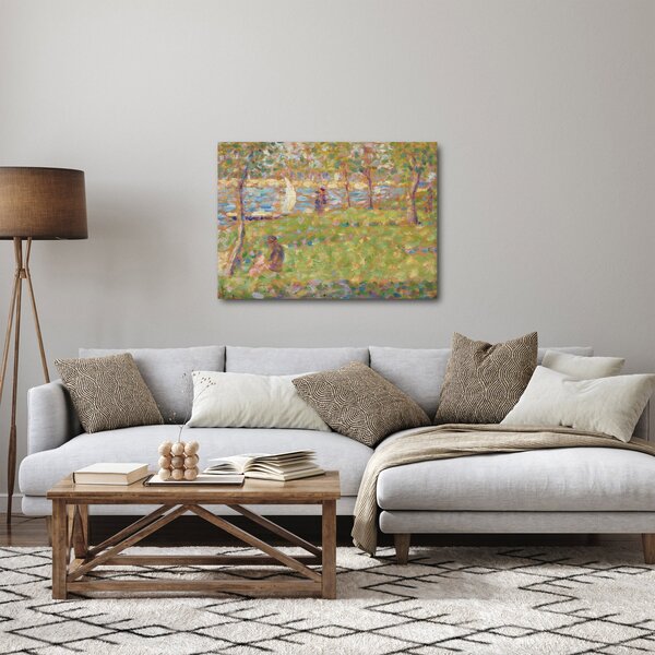 Obraz - Georges Seurat, Study for "La Grande Jatte", reprodukce (70x50 cm)