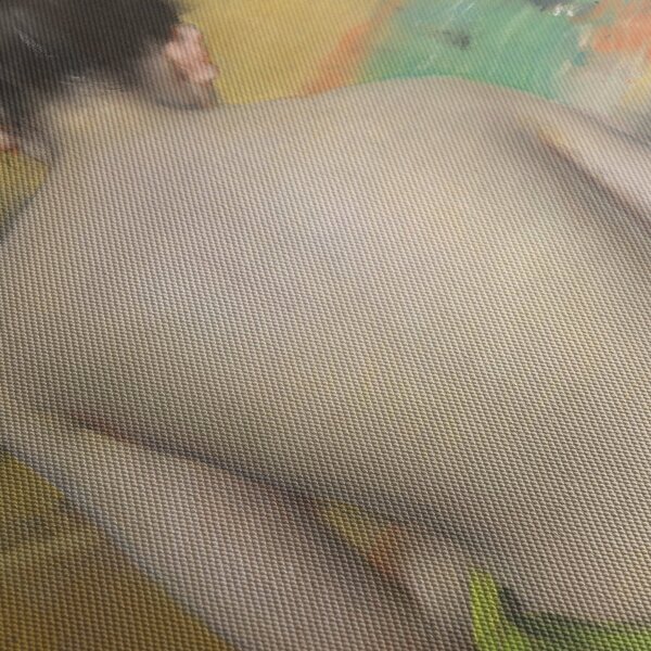 Obraz - William Merritt Chase, Study of Flesh Color and Gold, reprodukce (30x30 cm)