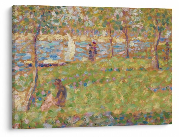Obraz - Georges Seurat, Study for "La Grande Jatte", reprodukce (70x50 cm)
