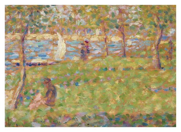 Obraz - Georges Seurat, Study for "La Grande Jatte", reprodukce (70x50 cm)