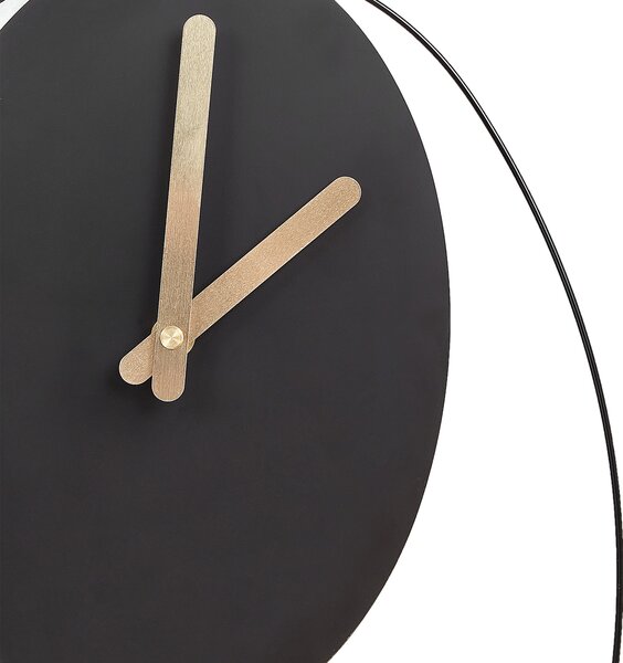 Nástěnné hodiny MANIGOD 32 cm Kov Černá