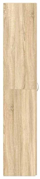 Skříň na obuv 80 x 35.5 x 180 cm Kompozitní dřevo Hnědá 3333838