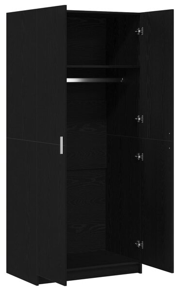 Šatní skříň Černý dub 80 x 50,5 x 180 cm Kompozitní dřevo 3333855