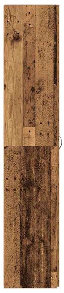 Skříň na obuv 80 x 35.5 x 180 cm Kompozitní dřevo Hnědá 3333843