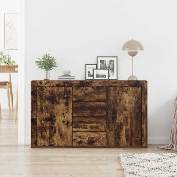 Servírovací skříň Kouřový dub 120 x 36 x 69 cm Kompozitní dřevo 3333860