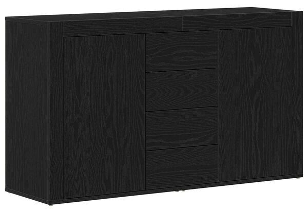 Servírovací skříň Černý dub 120 x 36 x 69 cm Kompozitní dřevo 3333865