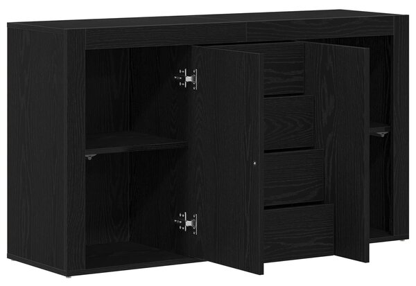 Servírovací skříň Černý dub 120 x 36 x 69 cm Kompozitní dřevo 3333865