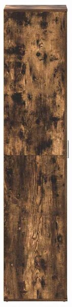 Skříň na obuv 80 x 39 x 178 cm Kompozitní dřevo Kouřový dub 3333870