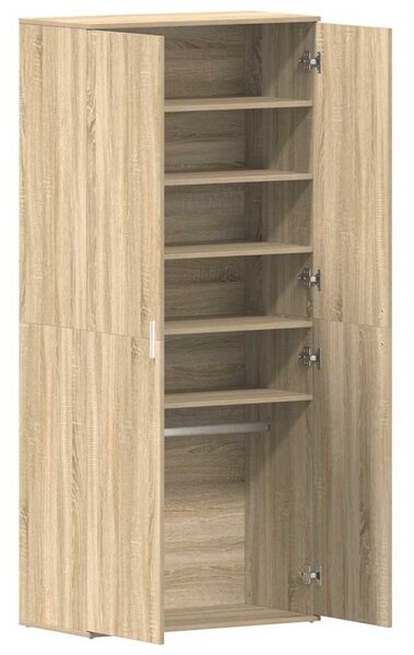 Skříň na obuv 80 x 39 x 178 cm Kompozitní dřevo Sonoma dub 3333868