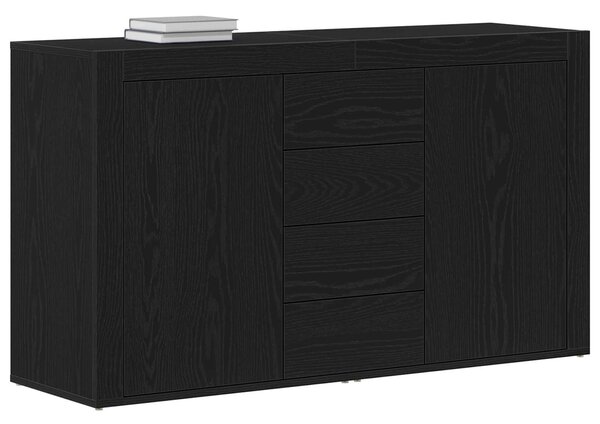 Servírovací skříň Černý dub 120 x 36 x 69 cm Kompozitní dřevo 3333865