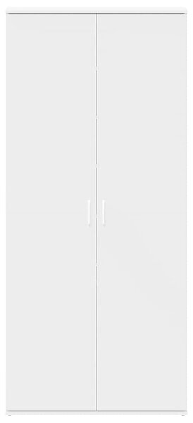 Skříň na obuv 80 x 39 x 178 cm Kompozitní dřevo Bílá 3333866