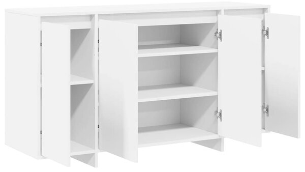 Servírovací skříň Bílá 135 x 41 x 75 cm Kompozitní dřevo 3333886