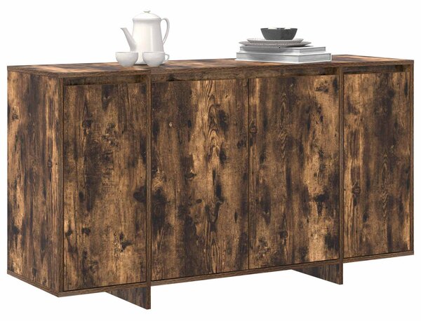 Servírovací skříň Kouřový dub 135 x 41 x 75 cm Kompozitní dřevo 3333890