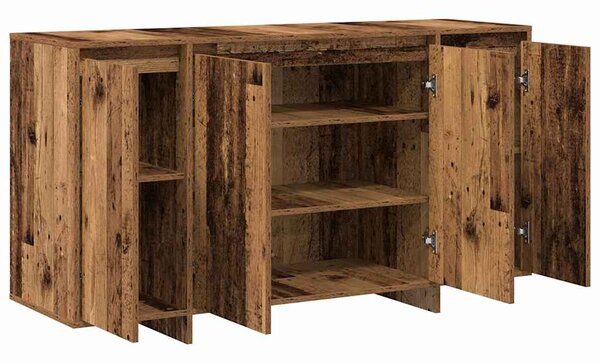 Servírovací skříň Staré dřevo 135 x 41 x 75 cm Kompozitní dřevo 3333893