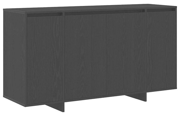 Servírovací skříň Černý dub 135 x 41 x 75 cm Kompozitní dřevo 3333895