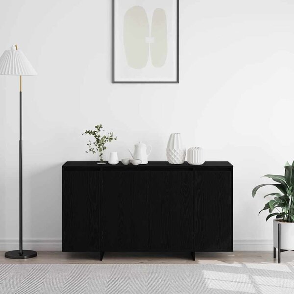 Servírovací skříň Černý dub 135 x 41 x 75 cm Kompozitní dřevo 3333895