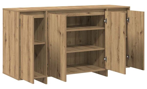 Servírovací skříň Artisanový dub 135 x 41 x 75 cm 3333894