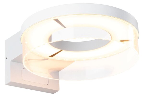 P 93114 LED venkovní nástěnné svítidlo Smart Home Zigbee 3.0 Capea pohybové čidlo neláká hmyz IP44 231mm CCT 12,5W 230V bílá hliník - PAULMANN