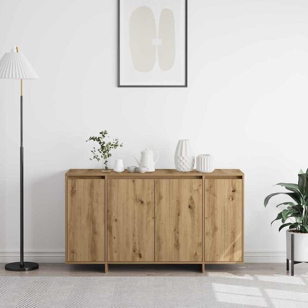 Servírovací skříň Artisanový dub 135 x 41 x 75 cm 3333894