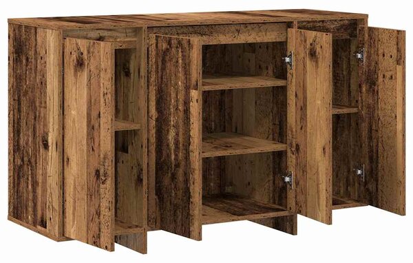 Servírovací skříň Staré dřevo 120 x 41 x 75 cm Kompozitní dřevo 3333903