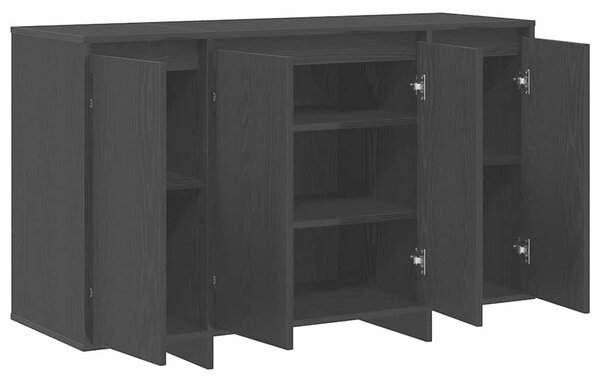 Servírovací skříň Černý dub 120 x 41 x 75 cm Kompozitní dřevo 3333905
