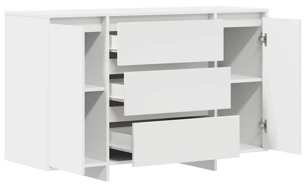 Servírovací skříň Bílá 120 x 41 x 75 cm kompozitní dřevo 3333906