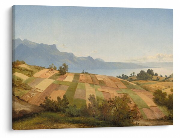 Obraz - Alexandre Calame, Swiss Landscape, reprodukce (70x50 cm)