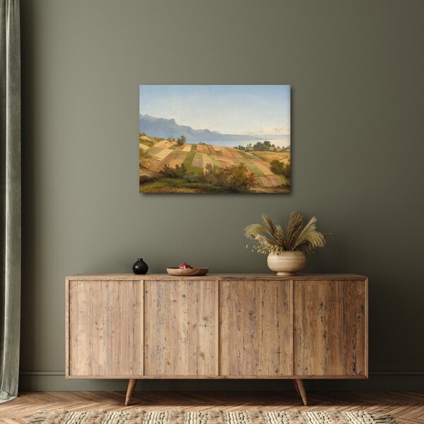 Obraz - Alexandre Calame, Swiss Landscape, reprodukce (70x50 cm)