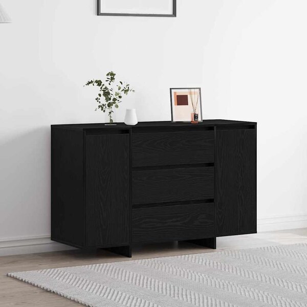 Servírovací skříň Černý dub 120 x 41 x 75 cm Kompozitní dřevo 3333915