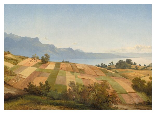 Obraz - Alexandre Calame, Swiss Landscape, reprodukce (70x50 cm)