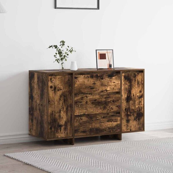 Servírovací skříň Kouřový dub 120 x 41 x 75 cm Kompozitní dřevo 3333910