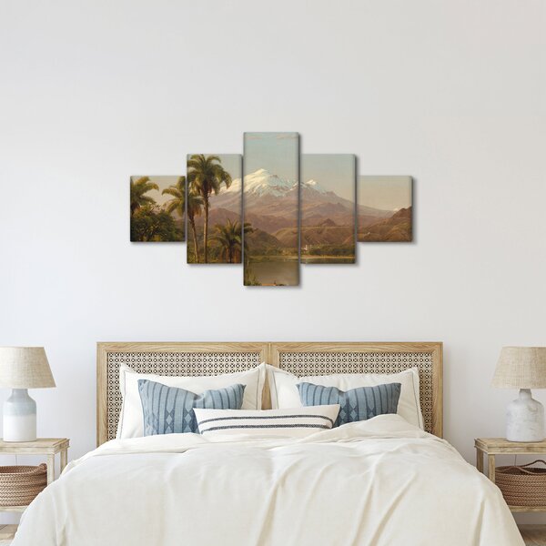 Obraz - Frederic Edwin Church, Tamaca Palms, reprodukce (125x70 cm)