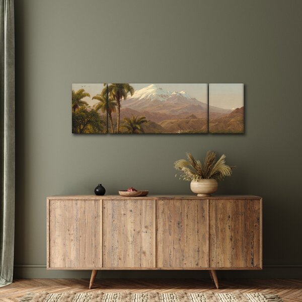 Obraz - Frederic Edwin Church, Tamaca Palms, reprodukce (170x50 cm)